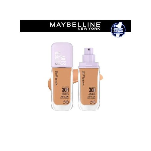 MAYBELLINE NEW YORK MAYBELLINE SUPER STAY LUMI-MATTE FOUNDATION 30H LONGWEAR LIGHTWEIGHT WATERPROOF SWEATPROOF HEATPROOF STAY TRUE TO TONE ALL DAY 248