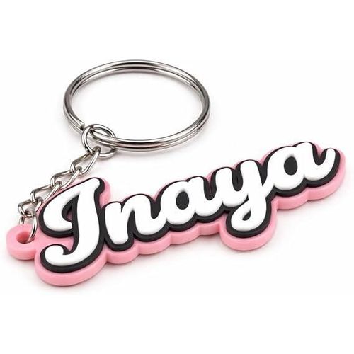Inaya Keychain - Personalized Name Keychain - Inaya Personalized Gift for Friends, Family, Lovers, Best Friend, Birthday, Anniversary, Graduation, Christmas, Valentine's Day, Keepsake Jewelry