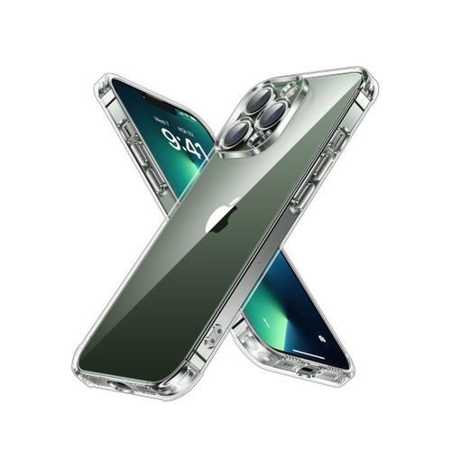 Clear Case for iPhone 13 Pro Crystal Clear Shock Absorption Bumper Transparent Soft Shockproof Cover Anti Scratch