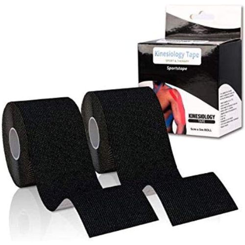 شريط رياضي كينسولوجي مقاوم للماء وقابل للتنفس للتعافي، مجموعة من قطعتين