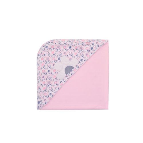 Baby Girl Cotton Hooded Blanket