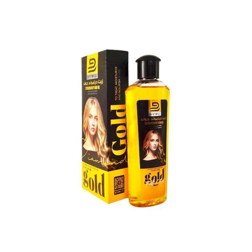 Diamond Gold Hair Oil For Treat Moisturize Nourish Hair 200 ml