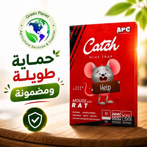 APC Catch Glue Trap for Mice & Rats - Strong Adhesive - Peanut Butter Scent - Poison Free