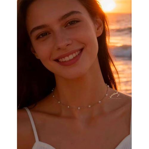 1pc Beads Women's Neck Chain Kpop Pearl Choker Necklace