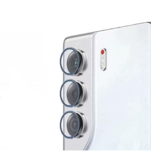 Compatible with Tecno camon 40 pro Tempered Glass Camera Lens Protector with Self Positioning Frame