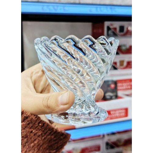 Ice cream serving cups and bowls are ideal for desserts, fruits, ice cream, jelly and pudding, perfect for home, restaurants and parties, dishwasher safe (set of 3 pieces).