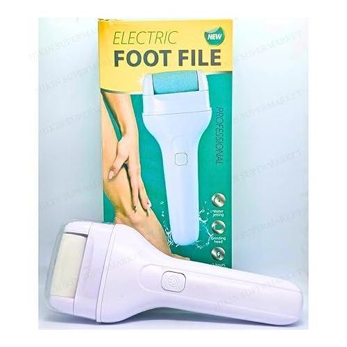 Rechargeable Callus Remover with Interchangeable Head Roller, 1200mAh Battery, Foot Scrubber For Dead Skin, 2 Speed Settings, Fast Type-C Charging