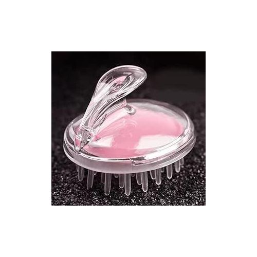 Mini hairbrush for scalp massage - Soft silicone massage brush with a comfortable, streamlined design - Suitable for detangling hair in the shower and stimulating blood circulation - A practical mini brush for everyday use