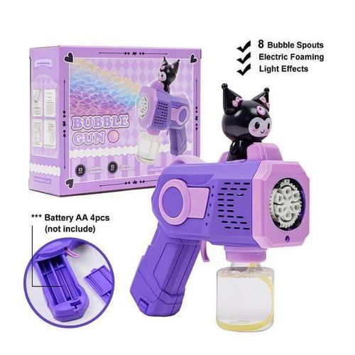 مسدس فقاعات بأشكال كرتونية يتضمن مسدس صابون بأشكال متنوعة للأطفال والكبار