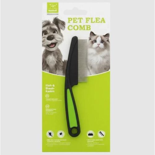 Black & Green Pet Flea Comb
