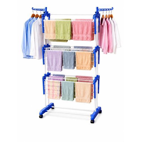 Foldable Multi-Tier Clothes Drying Rack - Space Saving