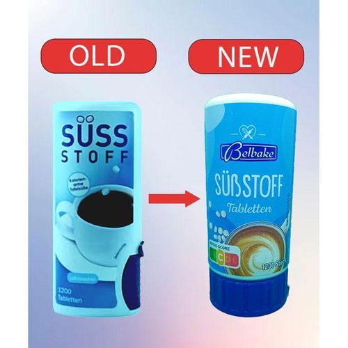Suss Stoff Low-Calorie Sweetener Tablets - 1200 Pcs 72g
