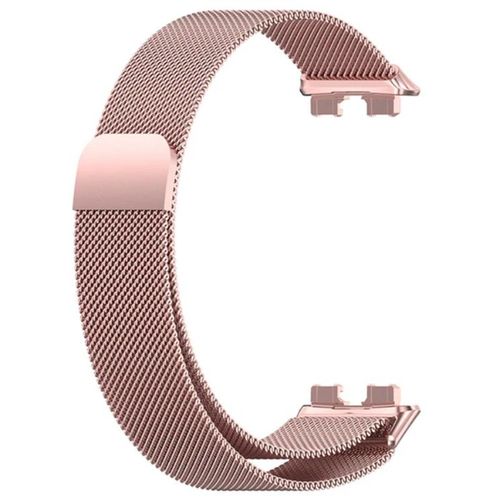 Stainless Steel Metal Band Compatible with Huawei & Honor Band 10 - Pink