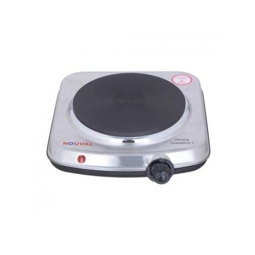 Heaty Stainless Steel Single Hot Plate - 1500 W - Silver