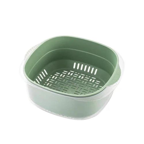 Acrylic fruit and vegetable strainer