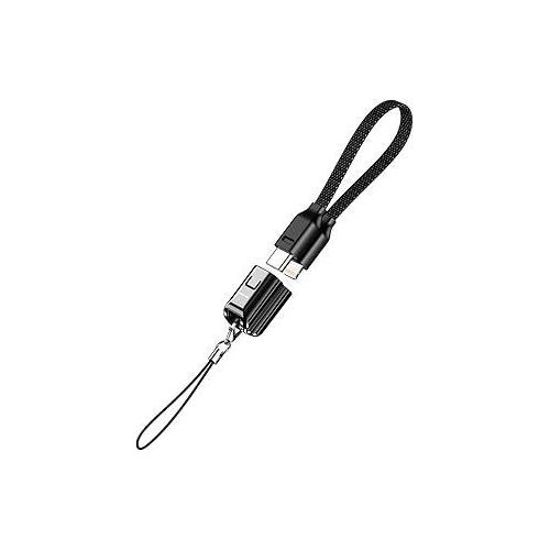 Green Lion Lanyard USB-C To Lightning Cable 30W 15cm Length Fast Charging Sync Braided Cord for Power Bank MacBook iPad Laptop iPhone 16151413 S24S23