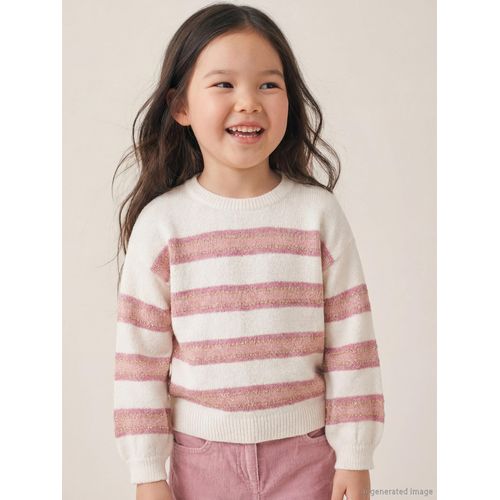 Striped Girl's Knitwear Sweater