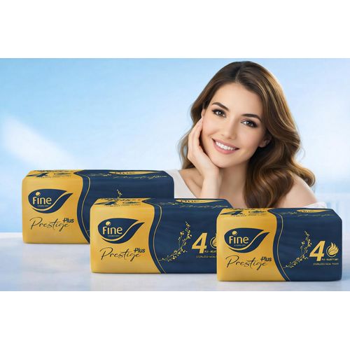 Prestige plus Tissues 480 Tissues - 4 Ply - 3 Packs