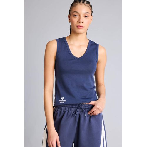 Slim Fit modal V-Neck Brooklyn Nets Licensed Tank Top