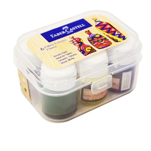 Faber/Castell Fabric Color Classic 10 ml 6 color