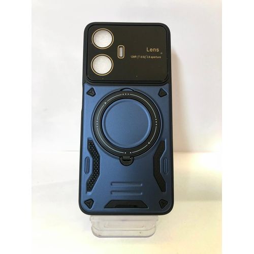 For Realme C55Realme Narzo N55 Camera Lens Camera Protection Supports Wireless Charging With Magnetic Ringe Blue