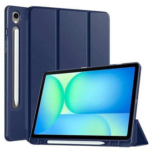 Case for Samsung Galaxy Tab S10 FE Plus 13.1 inch SM-X620 X626 X626B Trifold Smart Stand Cover Blue