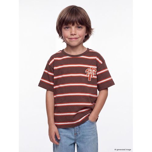 Crew Neck Striped Boy's T-Shirt