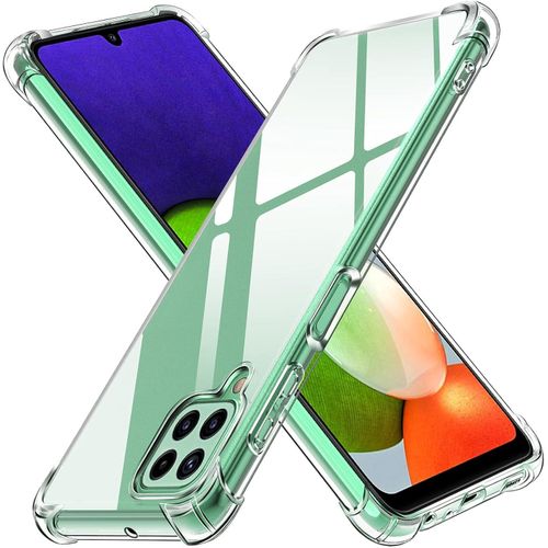 Transparent shockproof case compatible with Samsung Galaxy A22 4G or M32 4G