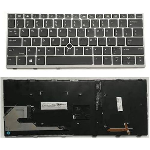 Replacement Keyboard for HP EliteBook 830-G5 with Backlit & with Mouse English & Arabic