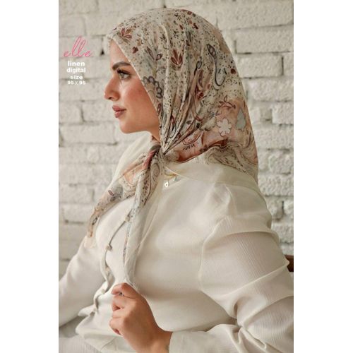 Elegant Soft Cotton Patterned Hijab Scarf - Multicolor Wrap