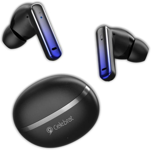 Celebart True Wireless Bluetooth Earbuds Music And Calls Tws Earphones Pods Color Pure Sound Quality (W53, Black)