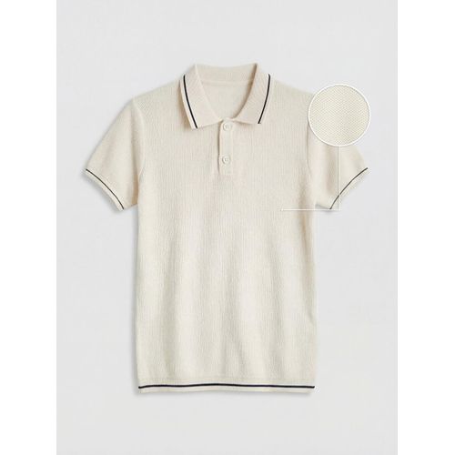 Polo Collar Boy's Knitwear Sweater