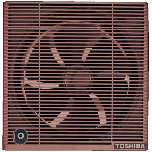 Bathroom Ventilating Fan 25 x 25 cm, Privacy Grid, Brown VRH25S1N