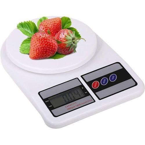 Kitchen Weighing Machine Multipurpose Electronic Weight Scale With Backlit LCD Display For Measuring Food Cake Vegetable Fruit