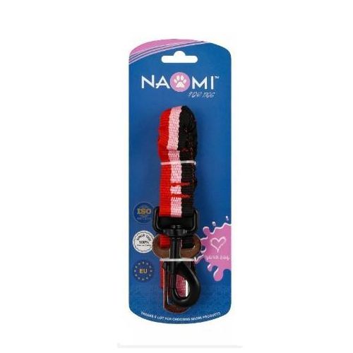 Black & Red Dog Car Seat Belt (58-96x2.5cm)