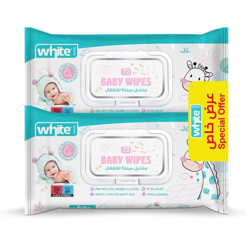 2 Units from Baby Wet Wipes, 72 Wipes
