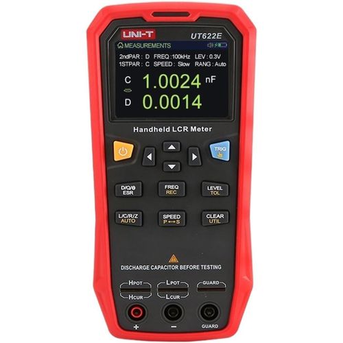 UT622A UT622C UT622E Digital Capacimeter LCR Meter Multimeter Capacitor Electronic Components Tester,One Color-UT622E