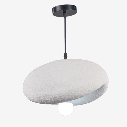 G-S3-WH Serage Fiberglass Chandelier, White