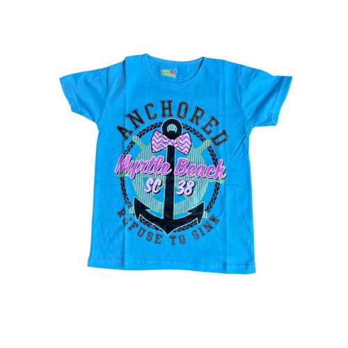 Printed Short Sleeve gril T-Shirt 5