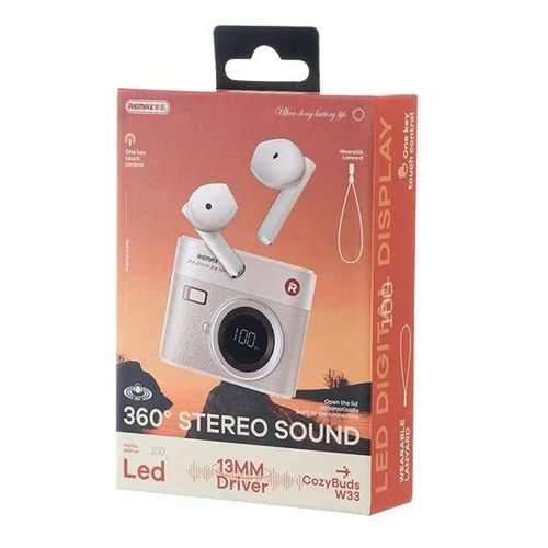 True Wireless Earbuds CozyBuds W33 Brown