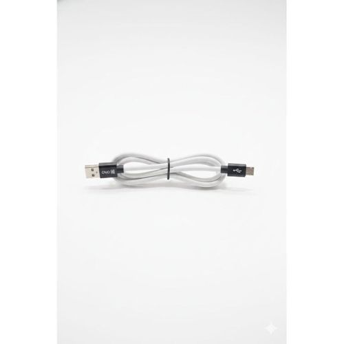 Cavo Ash Mist Premium Series USB to Micro USB Fast Charging Data Cable - 1m - White - ISO 9001 Certified - Made in Egypt