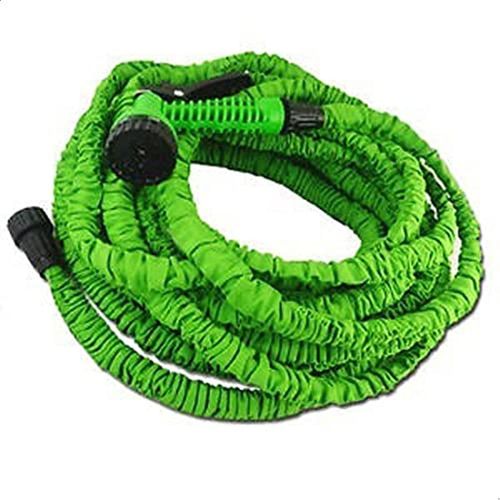 خرطوم مياه قابل للتمدد من نوع (45 متر، أخضر)