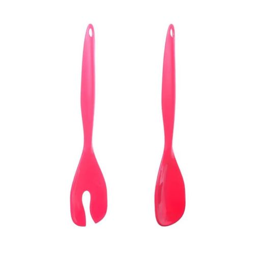 Plastic salad scoop set
