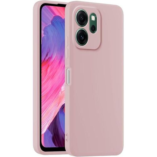 Colorful Silicone Phone Case, Suitable for Oppo Reno14 F 5G / Oppo Reno14 FS 5G (6.7 inch) - Pink