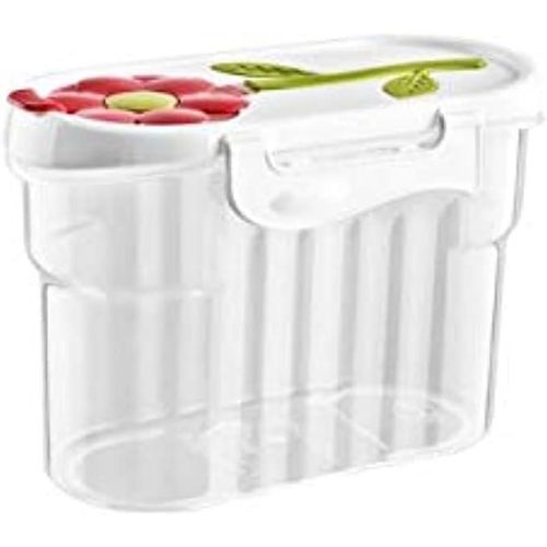 Daisy Storage Box Pure Plastic Rectangular Food Containers 3 Pieces Set