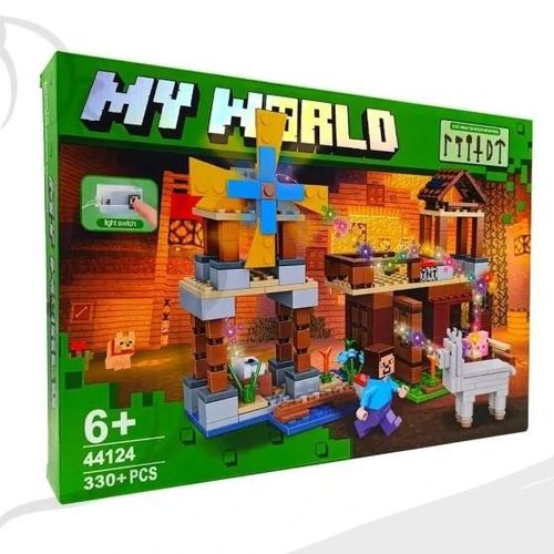 مجموعة مغامرات للأطفال مع مكعبات البناء – أكثر من 330 قطعة