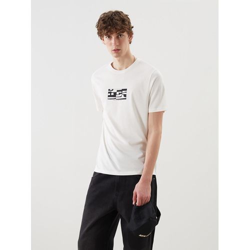 Crew Neck Printed Jersey Men's T-Shirt