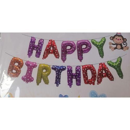 13 Letter Balloons (Happy Birthday)