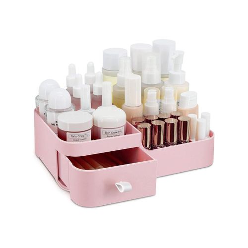 Makeup Organizer Make Up Storage, Cosmetic Organizers Make Up Storage Organizer Box - Cosmetic Storage Box Skincare Display Drawer Beauty Organizer for Bathroom Dresser Bedroom