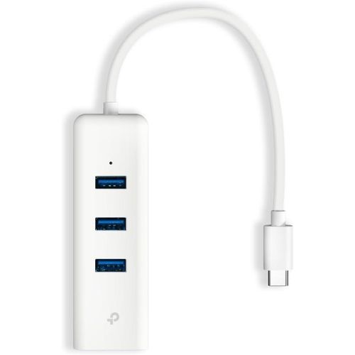 UE330C USB-C 3-Port USB 3.0 Hub with Gigabit Ethernet Adapter